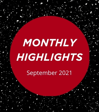 Texts says Monthly Highlights September 2021